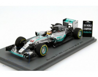 Mercedes-Benz W06 #44 Winner USA GP 2015 World Champion - with Pit Board, Lewis Hamilton