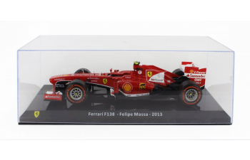 FERRARI F1 F138 №4 Season (2013) Felipe Massa - Con Vetrina - With Showcase, F-1 Red Met White