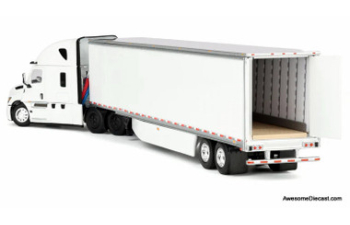 Freightliner Cascadia Fifth Generation Semi Truck w/Raised Roof Sleeper, White