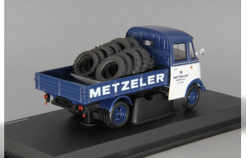 MERCEDES-BENZ L319 Pritsche "Metzeler" (1960), dark blue / white