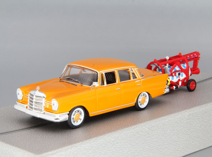 MERCEDES-BENZ 220 SE W111 Crash Test Set (1959), orange