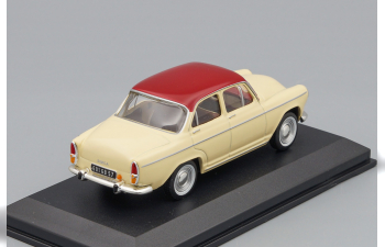 SIMCA P60 1960, beige / maroon