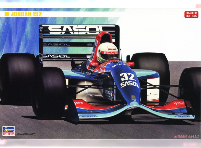 Сборная модель JORDAN F1 Yamaha Ox99 192 №32 Season (1992) Stefano Modena