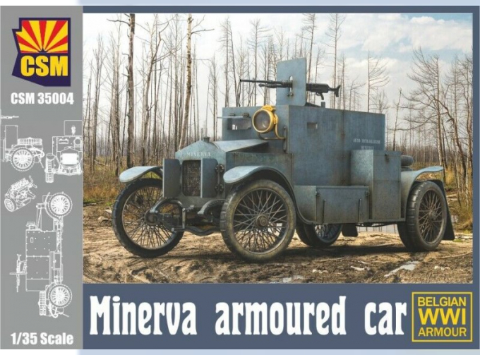 Сборная модель Minerva Armoured Car