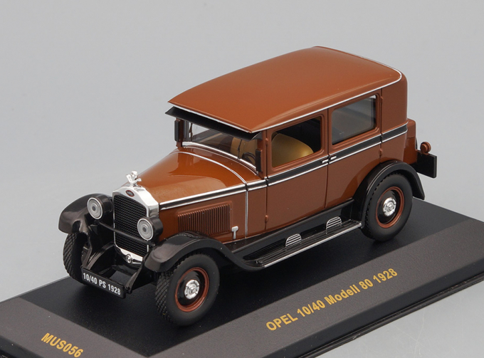 OPEL 10/40 Model 80 (1928), коричневый/черный