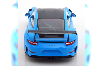 PORSCHE 911 (991 II) GT3 RS Weissach Package (2019), blue/carbon-grau