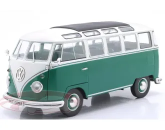 VOLKSWAGEN T1 Samba Bus (1962), green / white