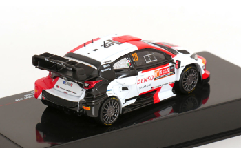 TOYOTA Yaris Gr Rally1 Team Toyota Gazoo Racing Wrt №18 5th Rally Ypres (2022) Takamoto Katsuta - Aaron Johnston, White Red Black