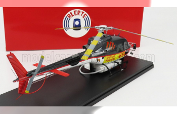 AEROSPATIALE As 350 Ecureuil Helicopter Sdis 66 Sapeurs Pompiers (1979), Grey Red Yellow