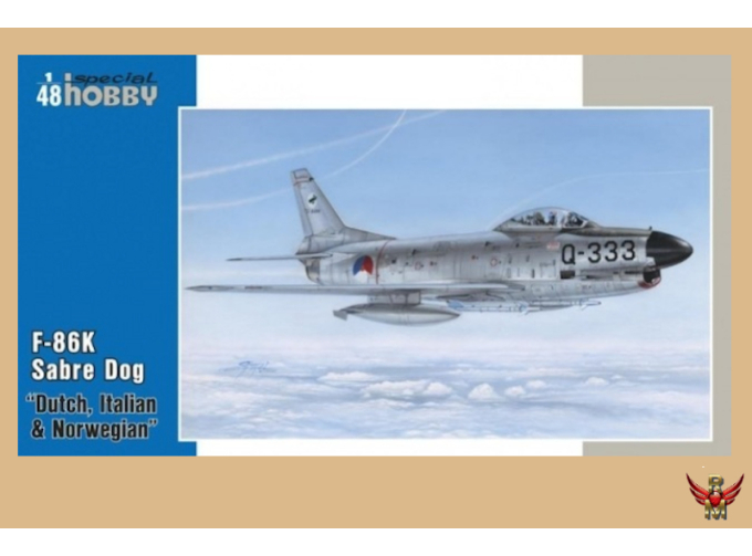 Сборная модель F-86K Sabre Dog "Dutch, Italian & Norwegian"