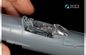 Декаль интерьера кабины МиГ-21ПФ (Eduard) (с 3D-печатными деталями)