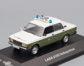 LADA 1200 (2105) Sedan Volkspolizei, white / green