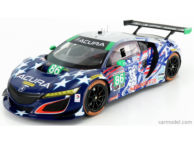ACURA NSX GT3 UNCLE SAM N 86 IMSA CHAMPIONSHIP WATKINS GLEN 2017 J.SEGAL - O.NEGRI Jr. 