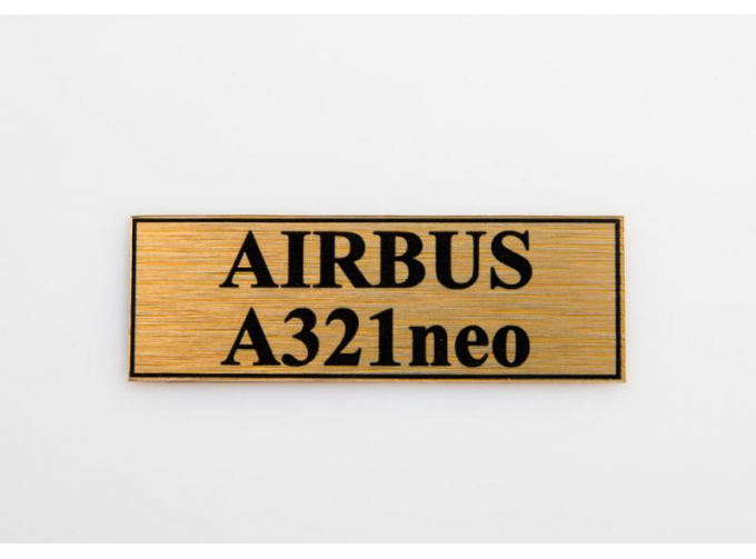 Табличка для модели Airbus A321 Neo