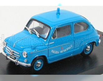 FIAT 600D POLIZIA MUNICIPALE ROMA (1960), LIGHT BLUE