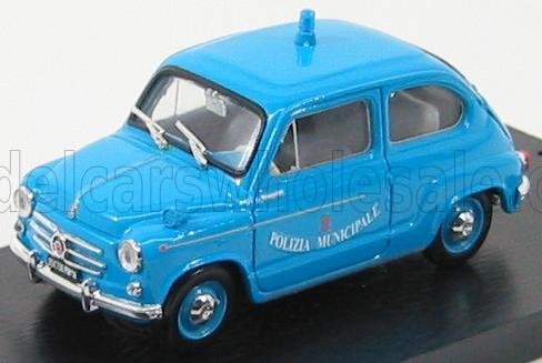 FIAT 600D POLIZIA MUNICIPALE ROMA (1960), LIGHT BLUE