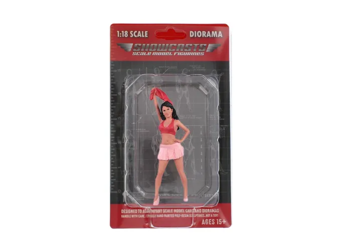 Девушка с флажком (Грид-гёрл)