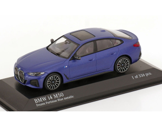 BMW i4 M50 (2022), matt blue metallic