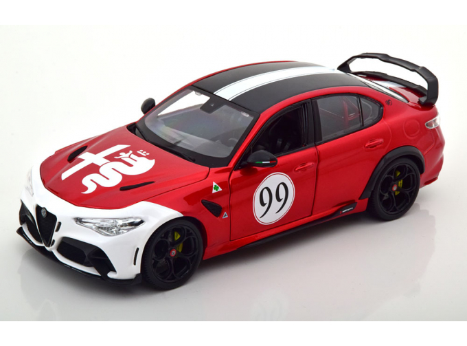 ALFA ROMEO Giulia GTAm No 99 Alfa Corse (2020), red metallic