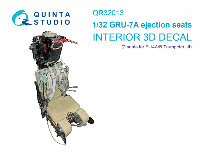 3D Декаль Катапультируемые кресла GRU-7A (2шт), для F-14A/B (Trumpeter)