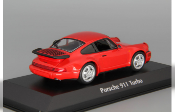 PORSCHE 911 turbo 964 (1990), red