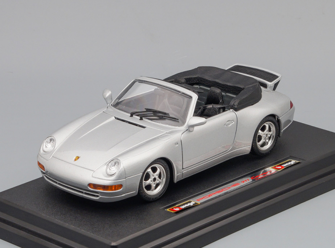 PORSCHE 911 Carrera Cabriolet 1994, silver