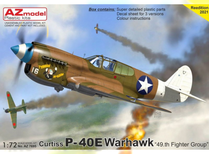 Сборная модель P-40E Warhawk 49.th FG