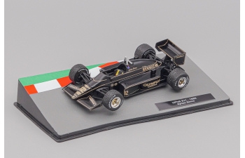 (Уценка!) LOTUS F1 97t Renault Turbo №12 Season (1985) Ayrton Senna, Black Gold