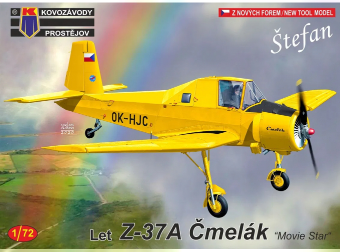 Сборная модель Самолет Z-37A Cmelak „Movie Star“