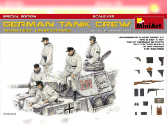 Сборная модель Фигуры GERMAN TANK CREW WINTER UNIFORMS SPECIAL EDITION