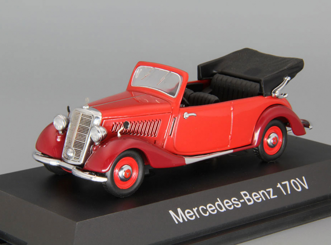 MERCEDES-BENZ 170V Cabriolet, red