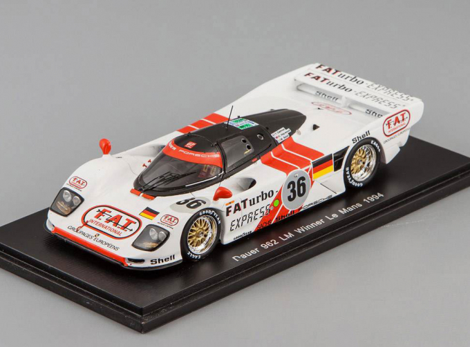 DAUER 962 LM #36 M. Baldi - Y. Dalmas - H. Haywood Winner LM (1994), white