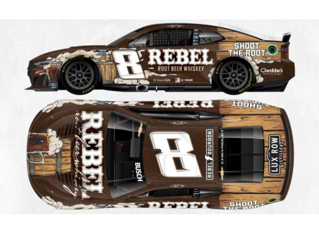 Chevrolet #8 Kyle Busch *Rebel Root Beer Whisky*, brown 2026