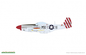 Сборная модель истребитель P-51D Mustang, RED TAILS & Co. комбо (2 в 1)