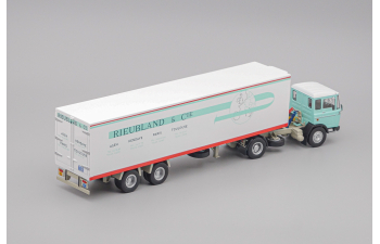 DAF 2600 Frigo (1962) Rieubland & Cie, turquoise / white
