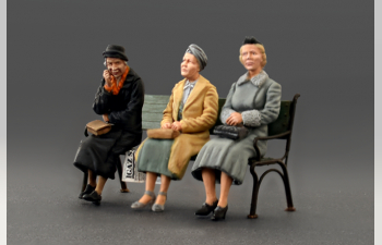 Сборная модель Фигуры GERMAN SITTING CIVILIANS ’30s-’40s