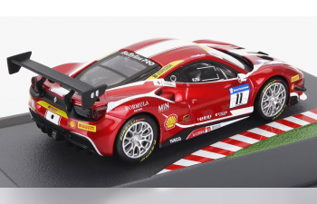 FERRARI 488 Gtb №11 Challenge Trofeo Pirelli (2018) Niklas Nielsen, Red Met White