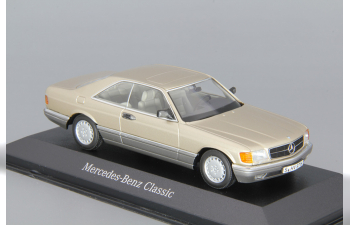 MERCEDES-BENZ 560SEC (W126), champaign / grey