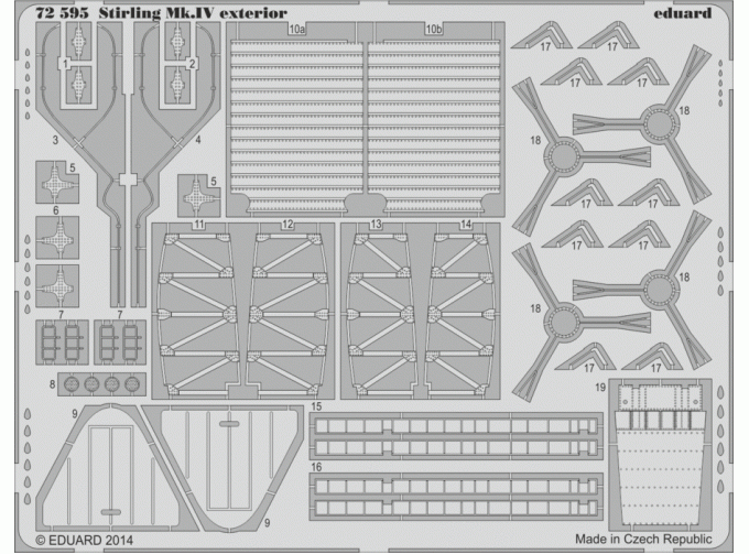 Фототравление для Stirling Mk. IV exterior