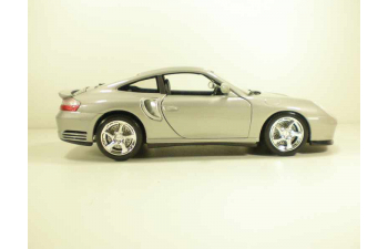 PORSCHE 911 Turbo, Gold Collection 1:18, серебристый