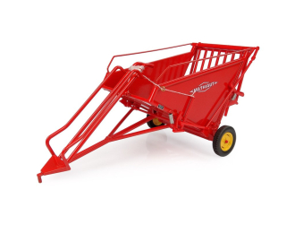 Mathiaut Mdt 72 - Small Bale Collecting Cart, Red