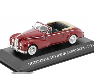 HOTCHKISS Antheor Cabriolet (1953), dark red