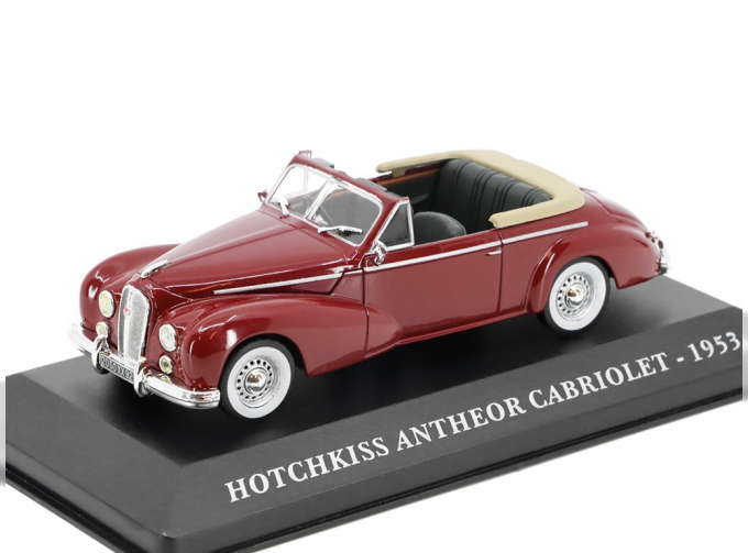 HOTCHKISS Antheor Cabriolet (1953), dark red