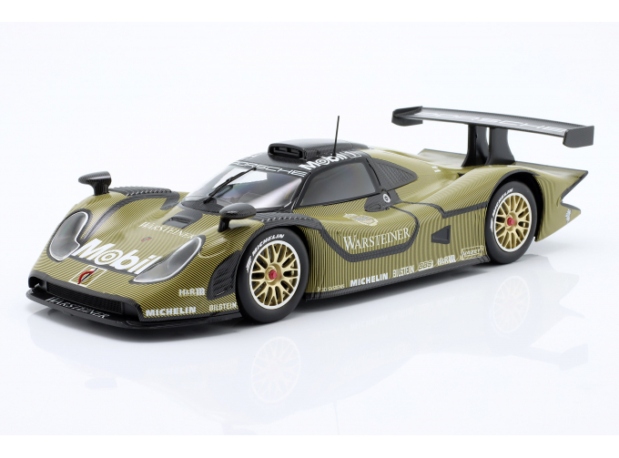 PORSCHE 911 Gt1-98 Team Porsche Ag №0 Test Car 24h Le Mans (1998), Gold Black