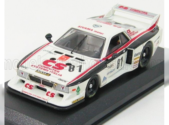 LANCIA Beta Coupe Montecarlo N 81 Monza 1982 Casoni - Castellano, White Black