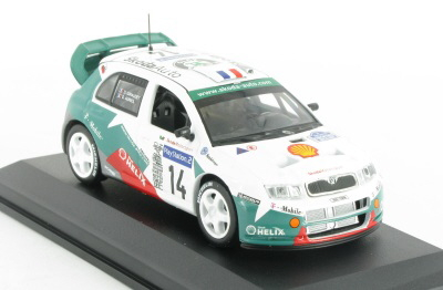 SKODA Fabia WRC, серия Voiture de Rallye de Collection (Exclusivité) 12, белый