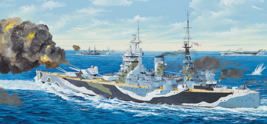 Сборная модель Корабль HMS Nelson 1944