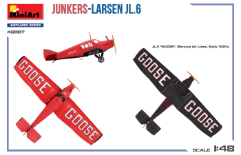Сборная модель JUNKERS Larsen Jl.6 Airplane 1920