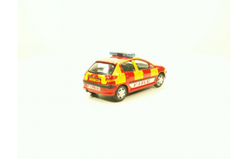 PEUGEOT 206 Fire, Junior Rescue 1:43, красный