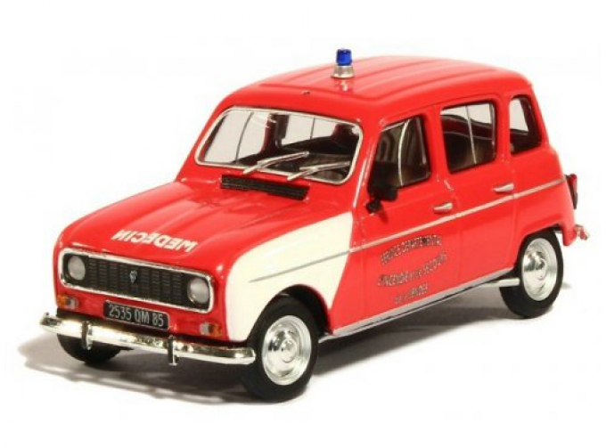 RENAULT 4L "SDIS" de la Vendée с фигуркой в подарочной коробке 1970